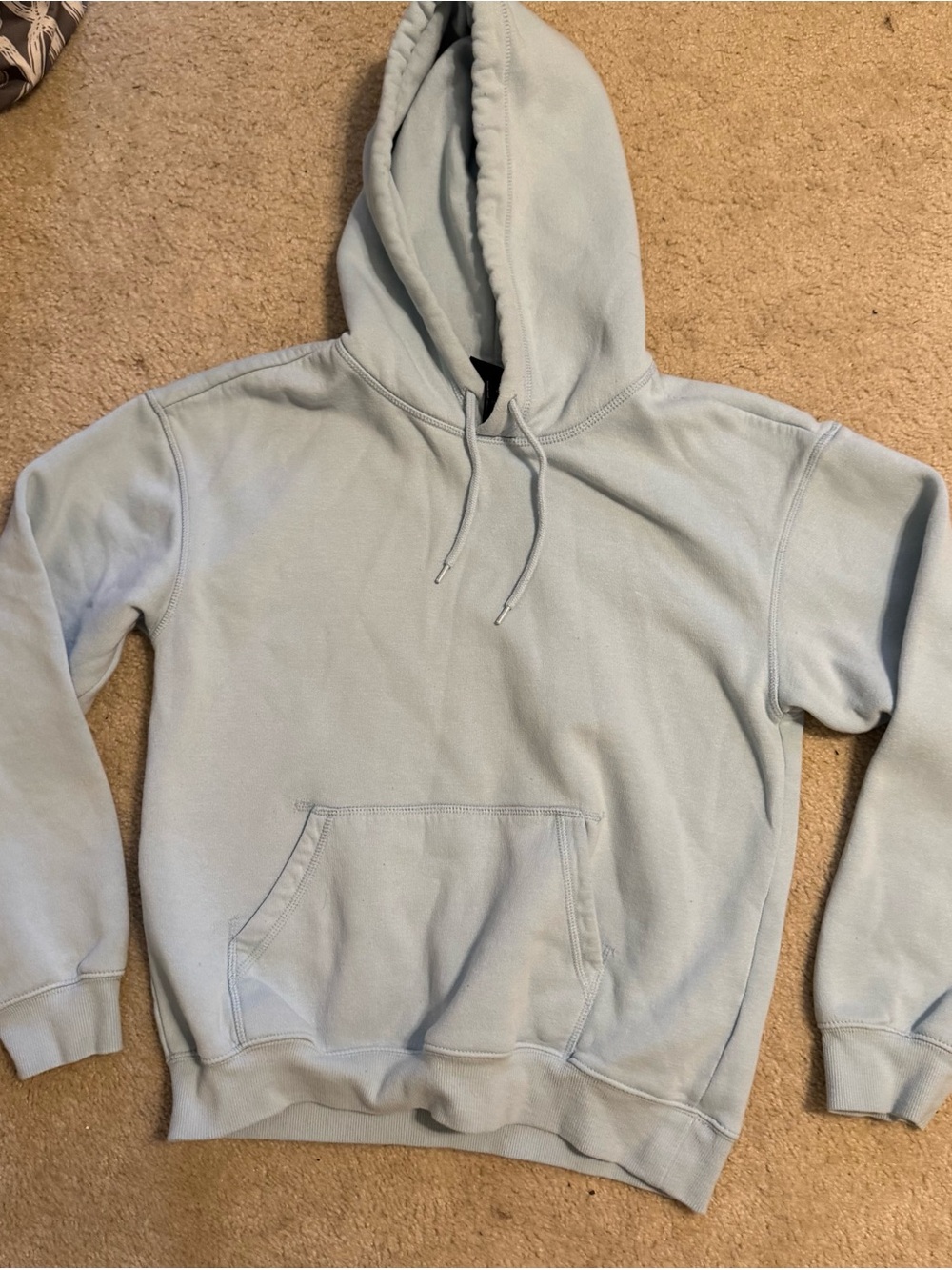H&M Light Blue Pullover Hoodie